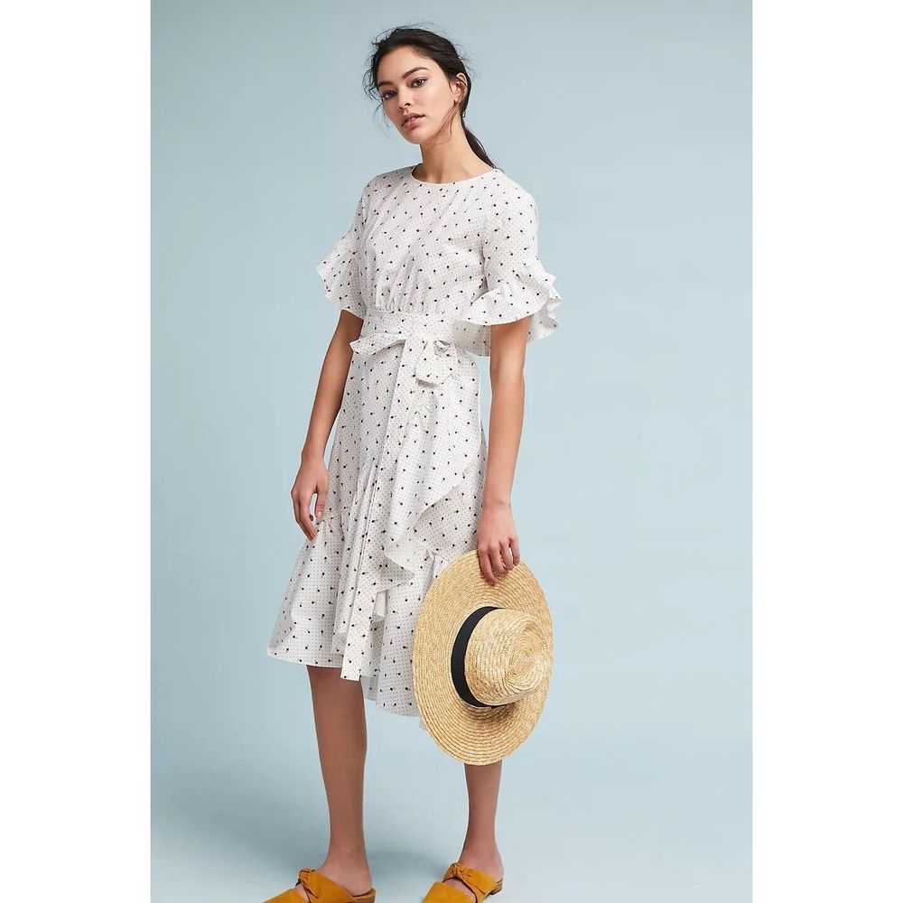 Anthropologie Rowley Ruffled Dress Size S - Picture 1 of 8